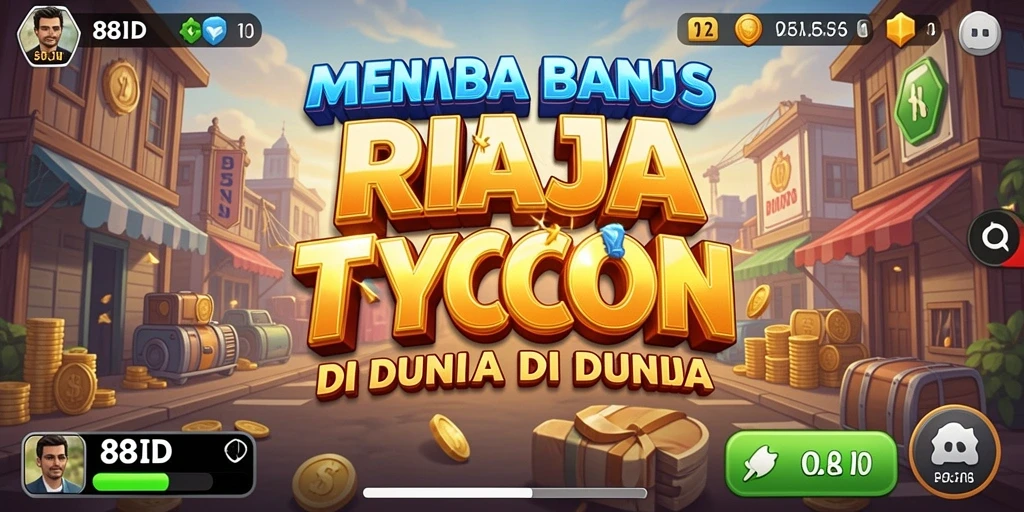 Screenshot gameplay Tycoon menampilkan pemain mengelola bisnis dengan cerdas.