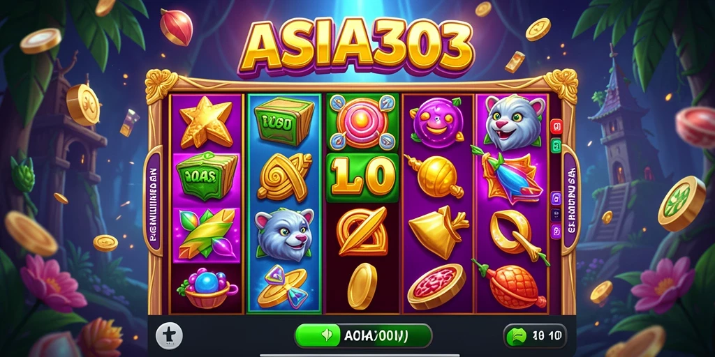 Tampilan gameplay menarik dari ASIA303 dengan slot yang penuh warna.