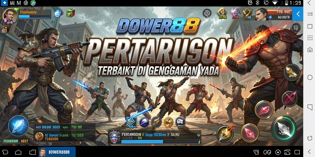 Tampilan menarik dari gameplay <strong>DOWER88</strong> yang penuh aksi dan pertarungan seru.