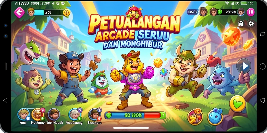 Tampilan gameplay FB333 yang seru dan penuh aksi di layar.