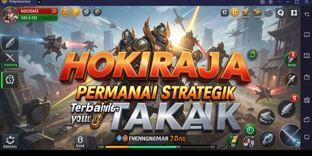 Tampilan gameplay HOKIRAJA yang mendebarkan dan penuh strategi.