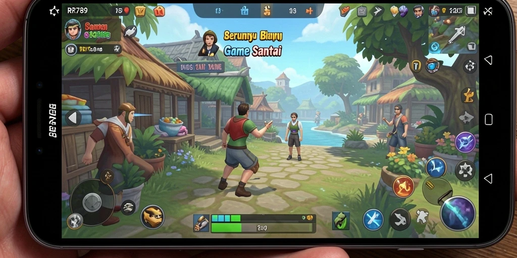 Screenshot gameplay RR789 yang menampilkan momen seru dan penuh warna.