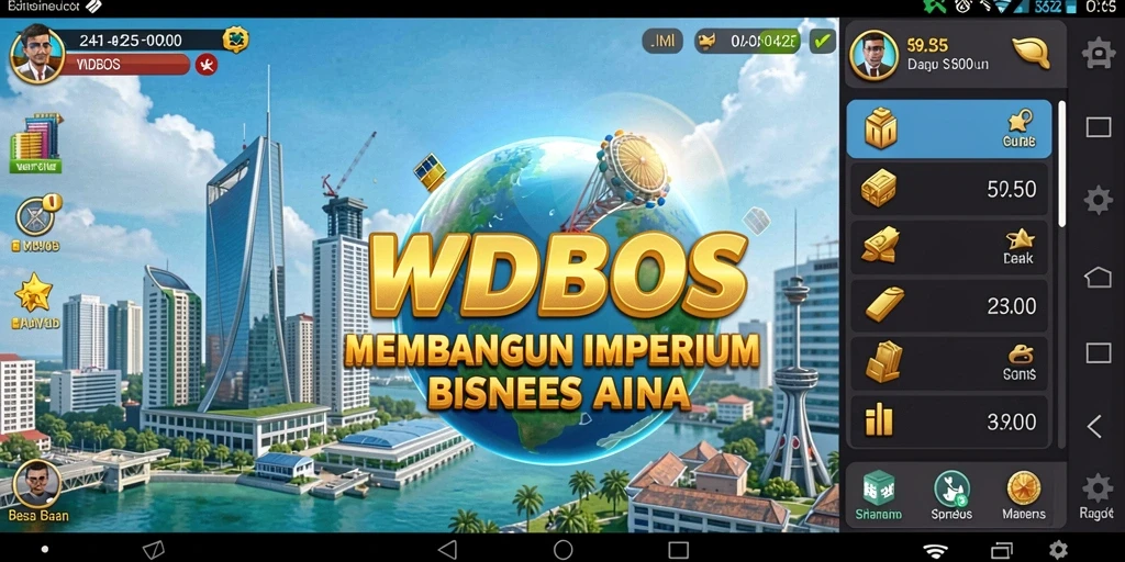 Tampilan gameplay <strong>WDBOS</strong> yang menarik dengan strategi Tycoon yang mendebarkan.